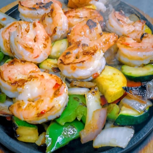 Fajitas for camaron (shirmp)/ Para 2.
