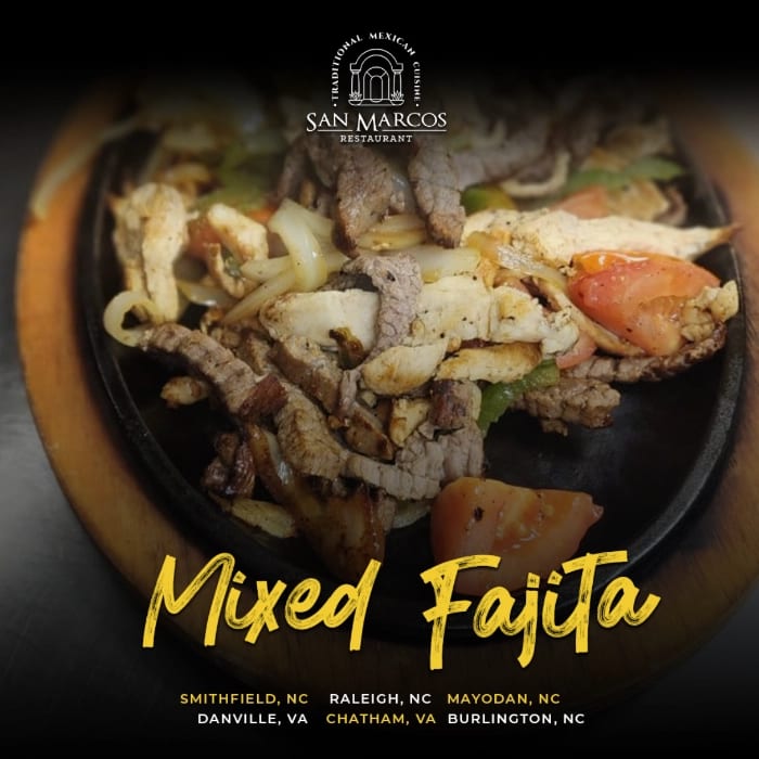 Mixed (Steak & Chicken) Fajita (For One).